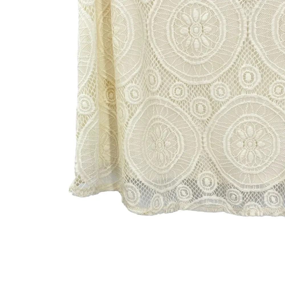 Love, Fire Women's Lace Cold Shoulder Ivory Dress New - Image 11