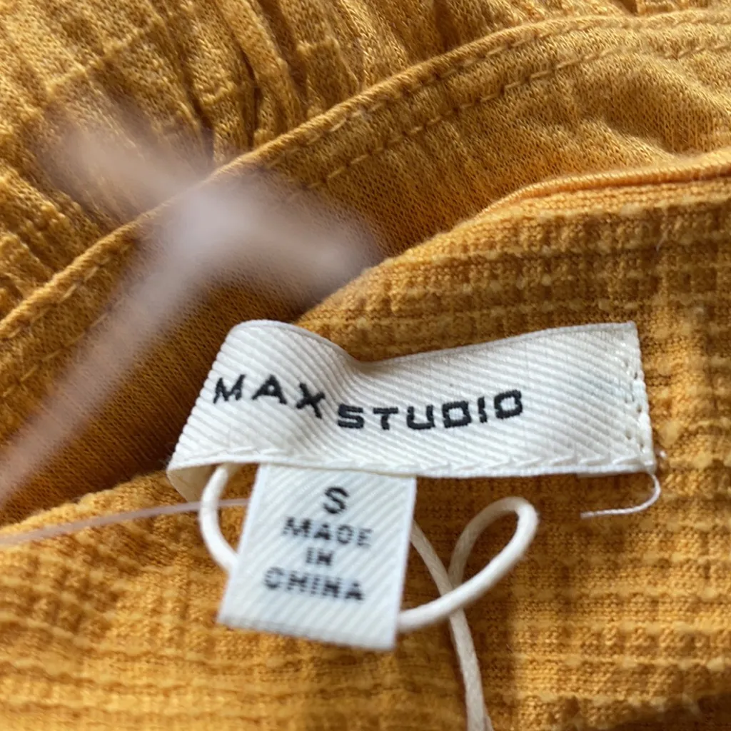 NWT Max Studio Ruffle Cap Sleeve Tiered Jersey Babydoll Dress - Image 6