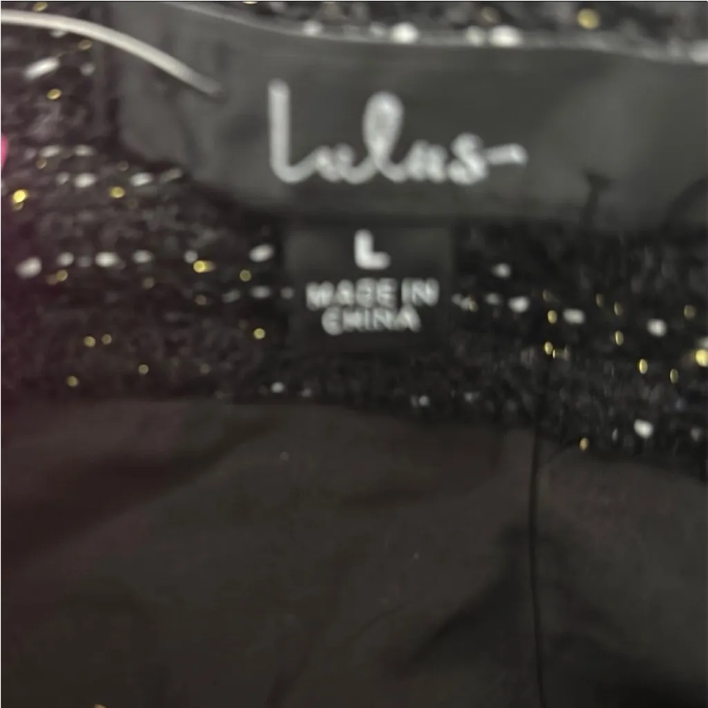 Lulu's NWT Boucle Jumpsuit with sparkly thread - Image 4