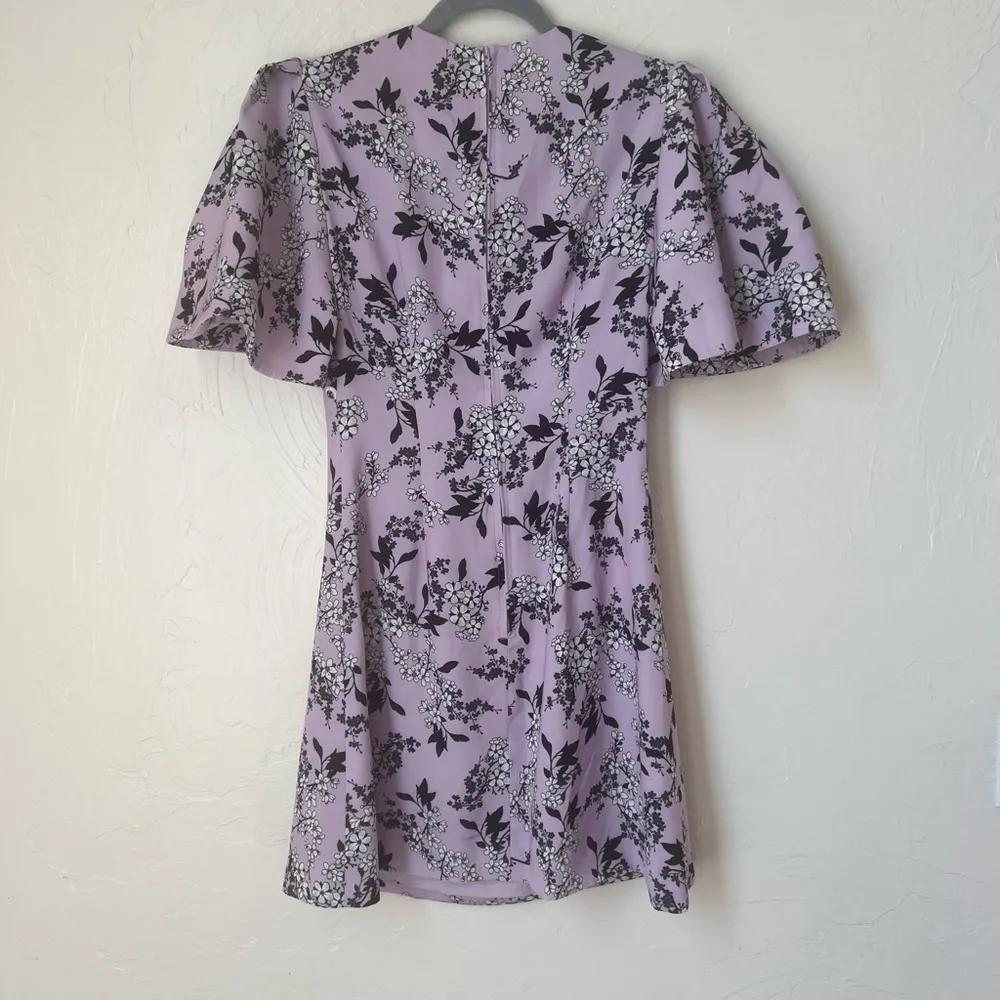Keepsake the Label lilac floral dress size 4 Purple - Image 8