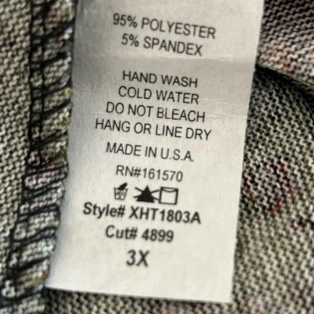 Floral Duster Cardigan Green Gray Size 3X - Image 11