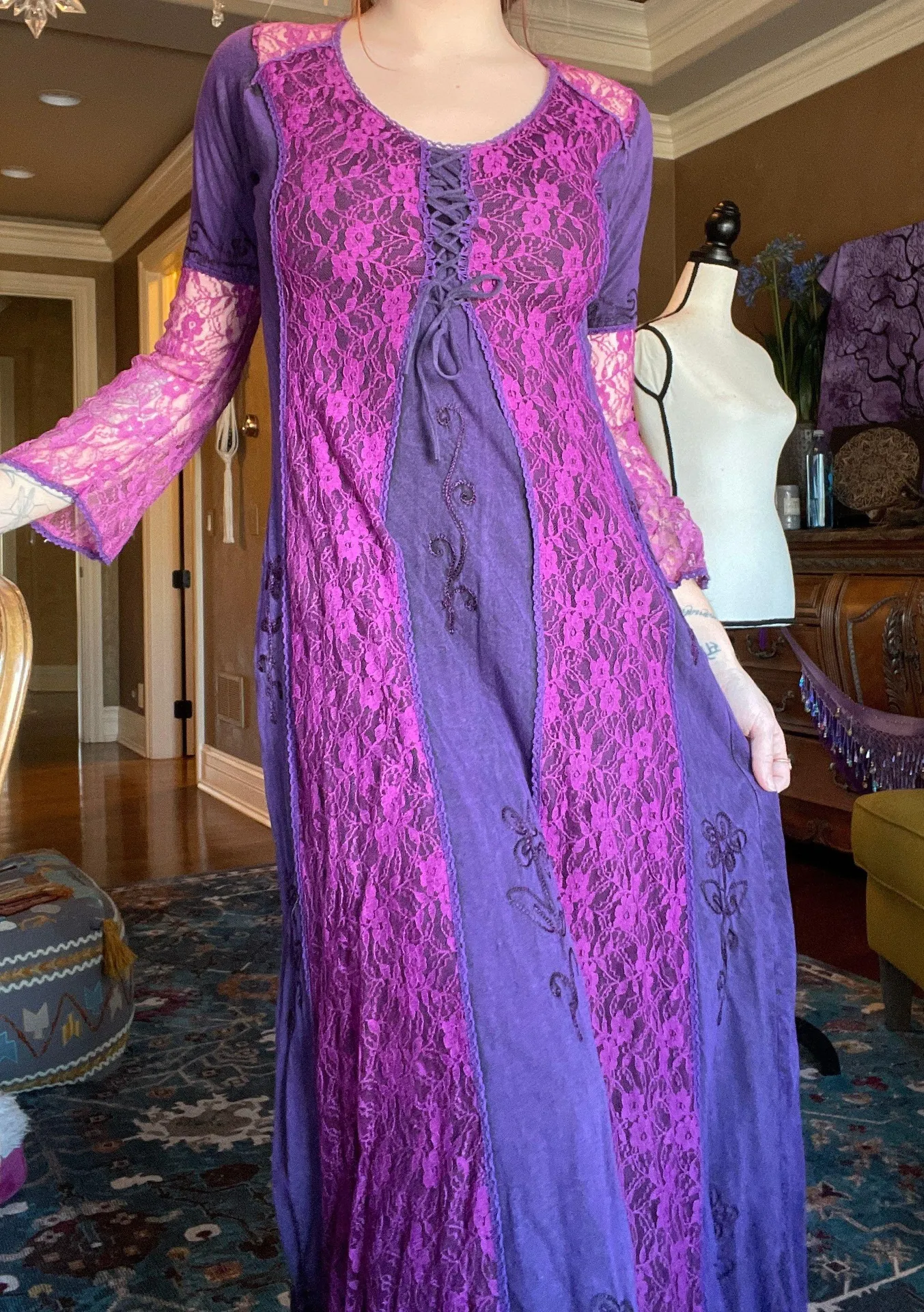 Royal Purple Dress Fairy Vibes - Image 2