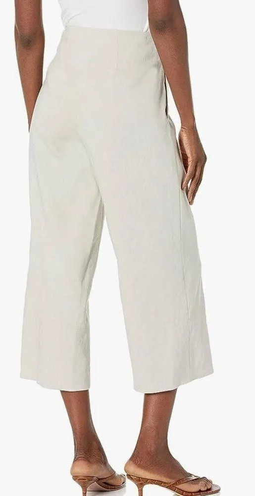 Vince Women's Linen Crop Wide Pant new size 18 - Image 2