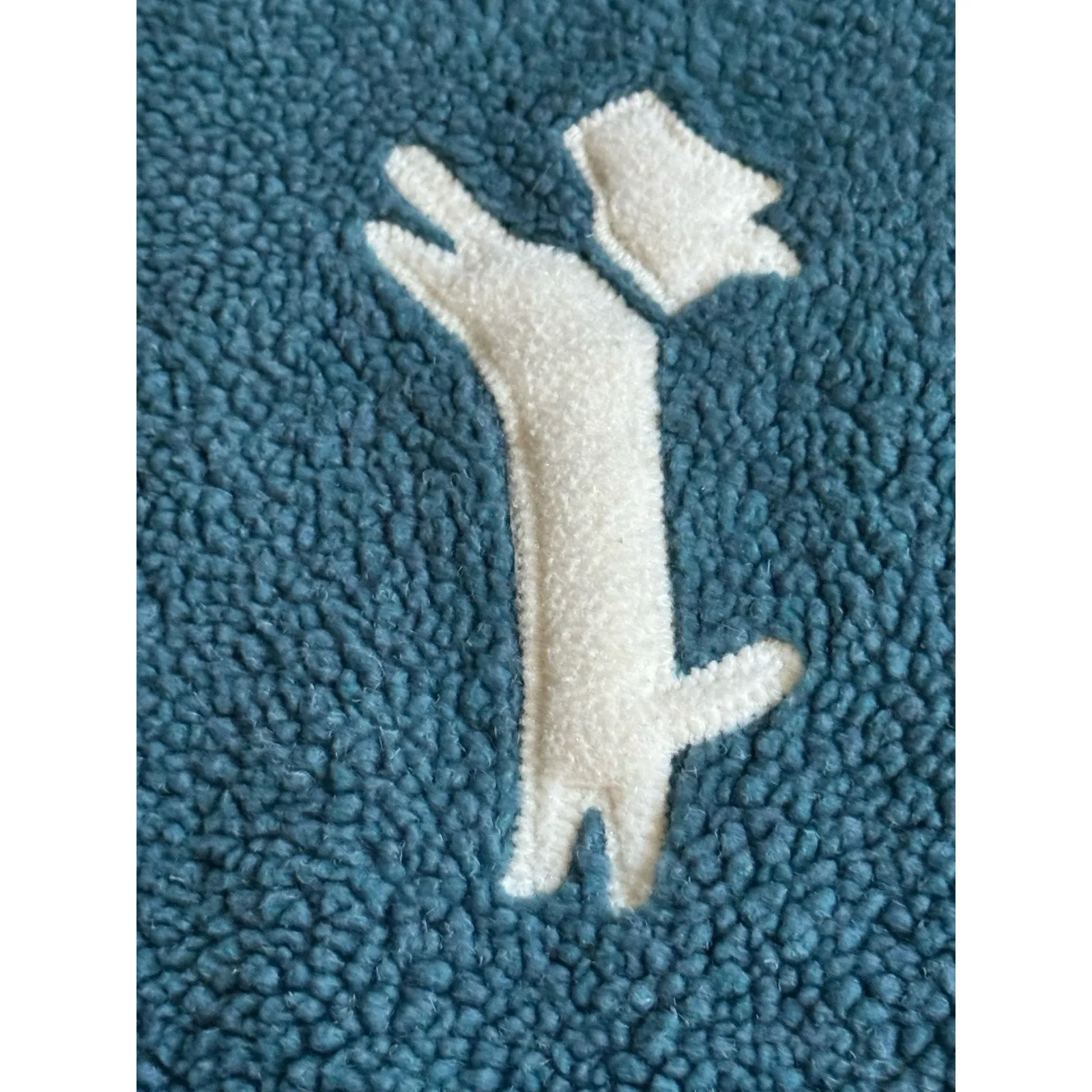 In The Company Of Dogs Blue Sherpa Fleece Pullover Sweatshirt Terrier Dog Logo L Size L - Image 4