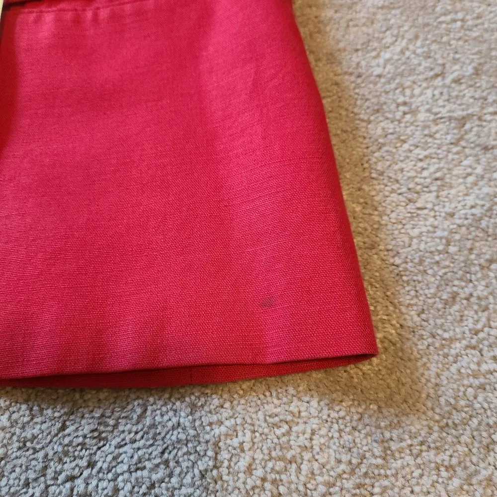 LL Bean Vintage Women's Blazer Size 20 Petite Linen Cotton Blend Red Long Sleeve - Image 6