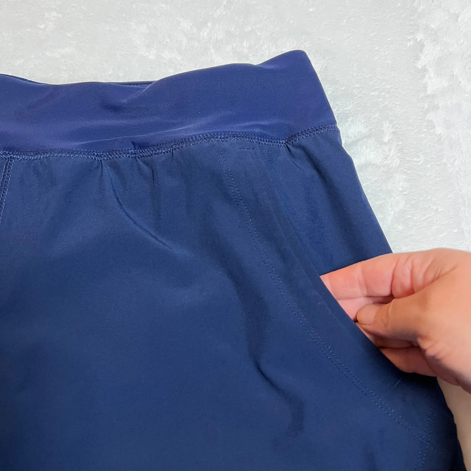 Lands' End Women's 5" Quick Dry Swim Shorts with Brief Lining Size 8 Vacation - Image 7