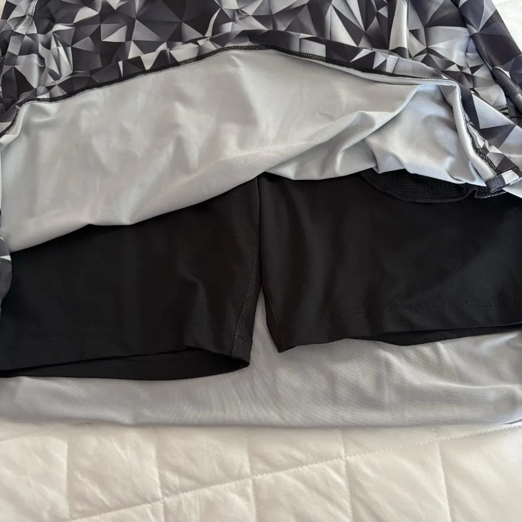 Nike Golf Womens Size XL Dri-FIT UV Victory Print Skirt Skirt Black Tennis - Image 7