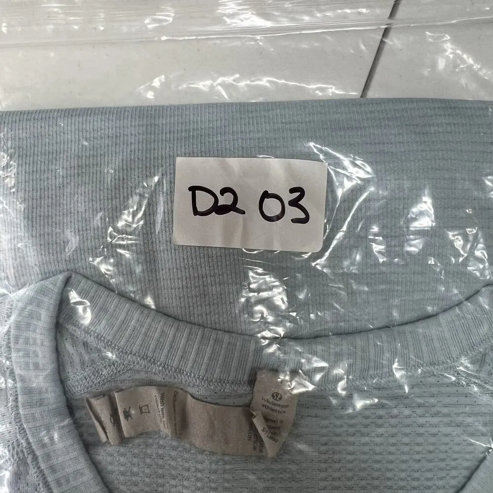 Lululemon 4 Run Swiftly Tech Long Sleeve Aquamarine Seamless Thumbholes Athletic - Image 13