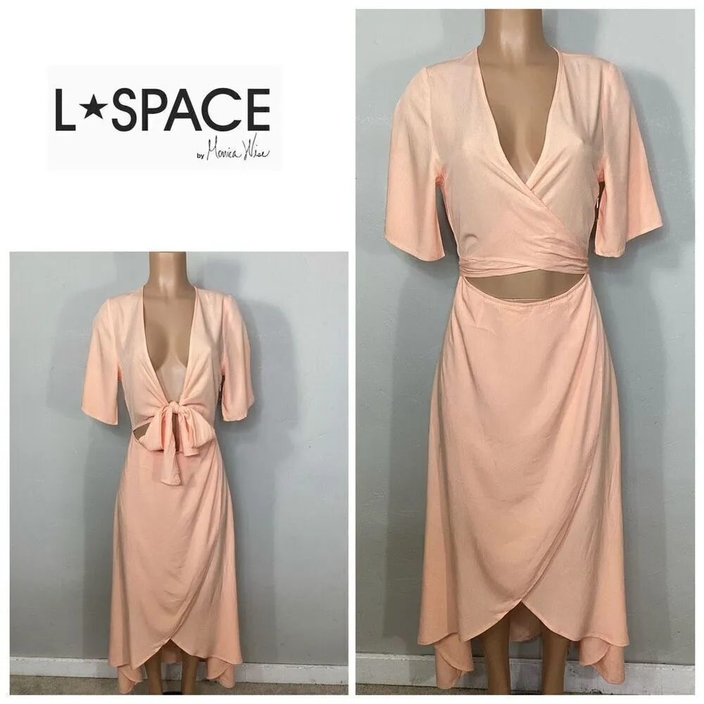 New. L*SPACE wrap dress. Small. Retails $178 - Image 2