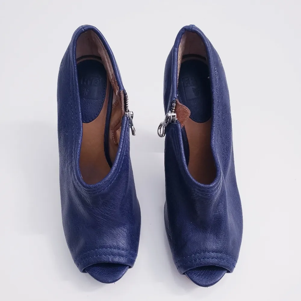 Frye  Edie Ankle Heel Pump Open Toe - Image 3