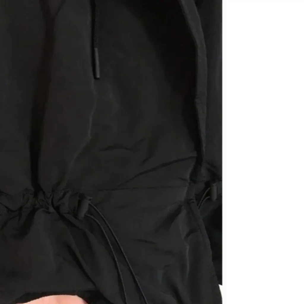 ATHLETA Acadia Bungee Cords Water Repellent Jacket, Black | Size Medium - Image 4