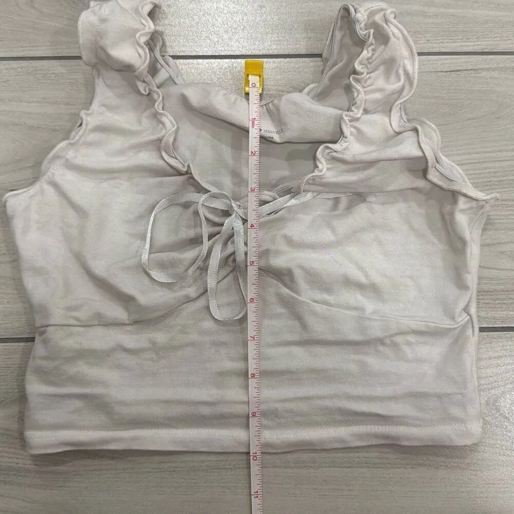 Brandy Melville  Malena white tank top - Image 5