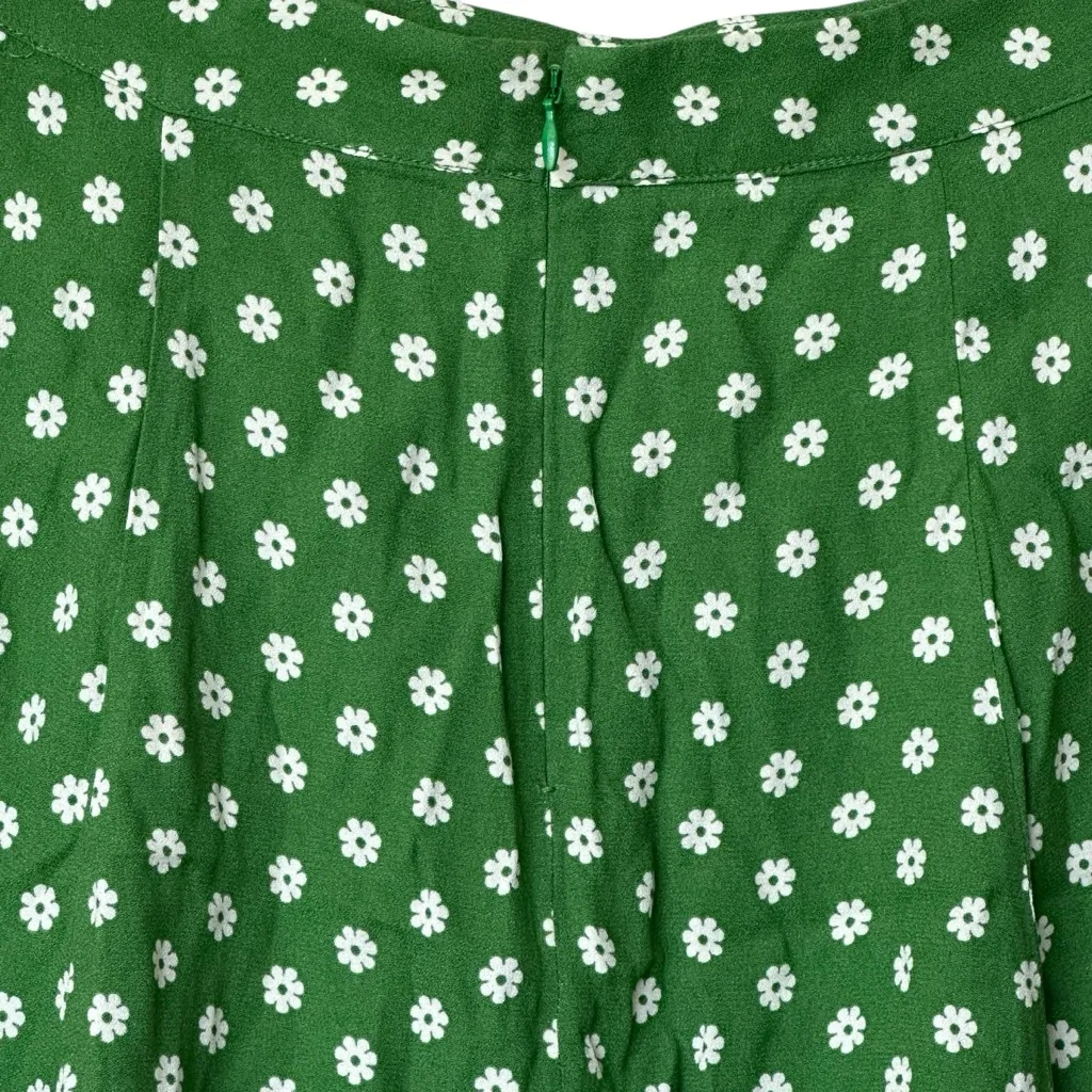 Reformation Floral Print green Y2K Skater Mini Skirt 4 - Image 11