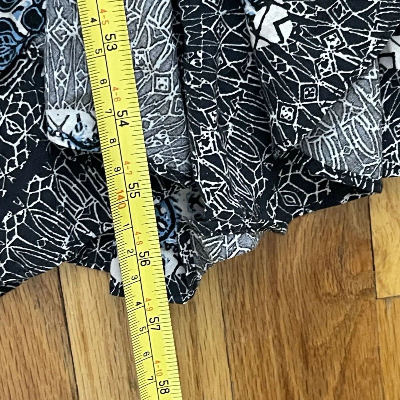 FREE PEOPLE Mexicali Rose Smocked Waist Maxi Dress Blue Size XS Boho Bohemian - Image 13