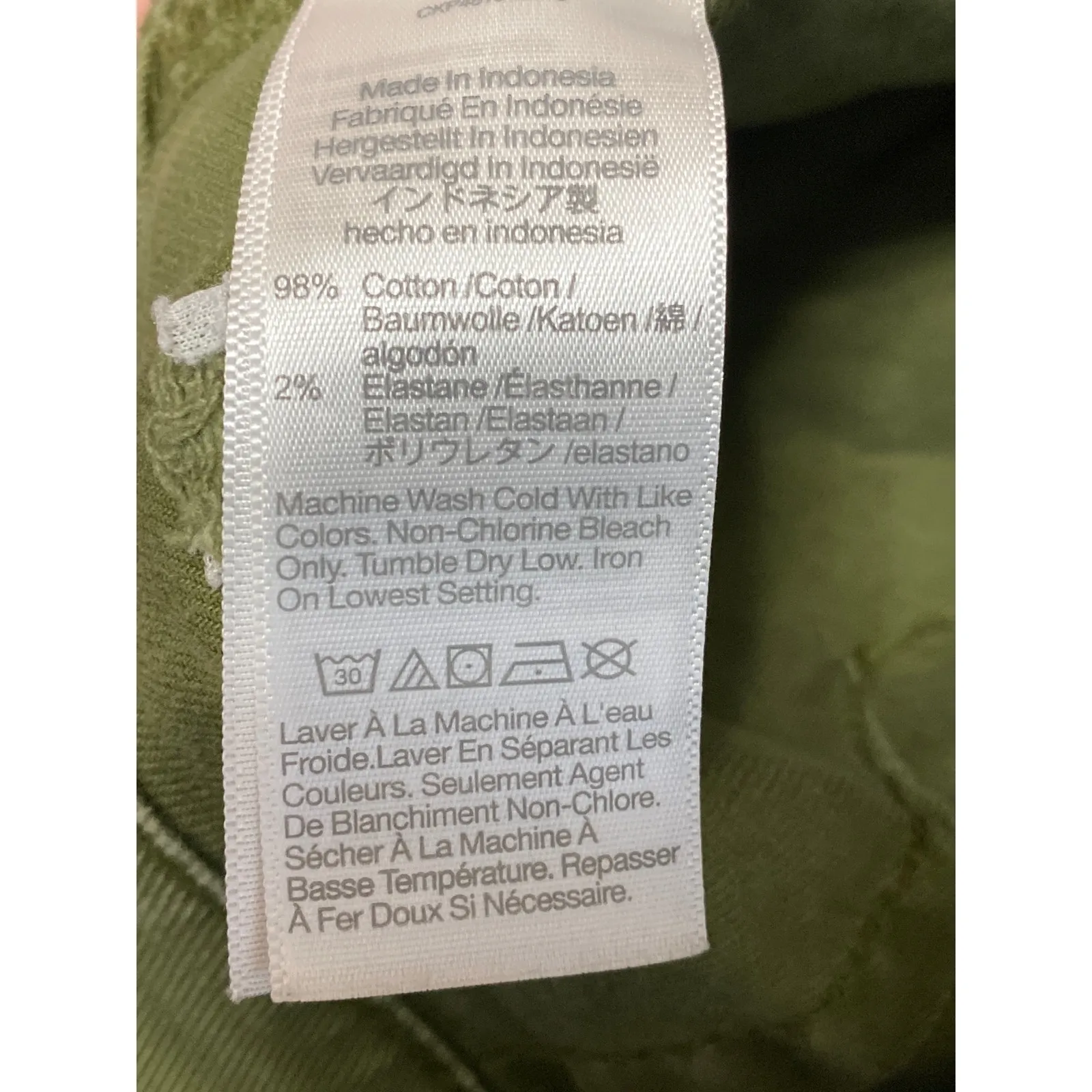 Madewell Women's Green High Waisted Wide Leg A Line Denim Jean Shorts Size 29 - Image 4