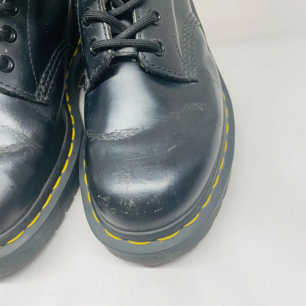 Dr. Martens 1460 Black Leather 8-Eye Boots Women’s 7 Men’s 6 (EU 38) - Image 9
