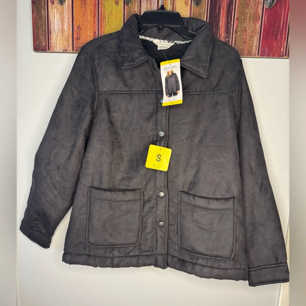 Boston Traders Women's Faux Suede Trucker Jacket - Image 2