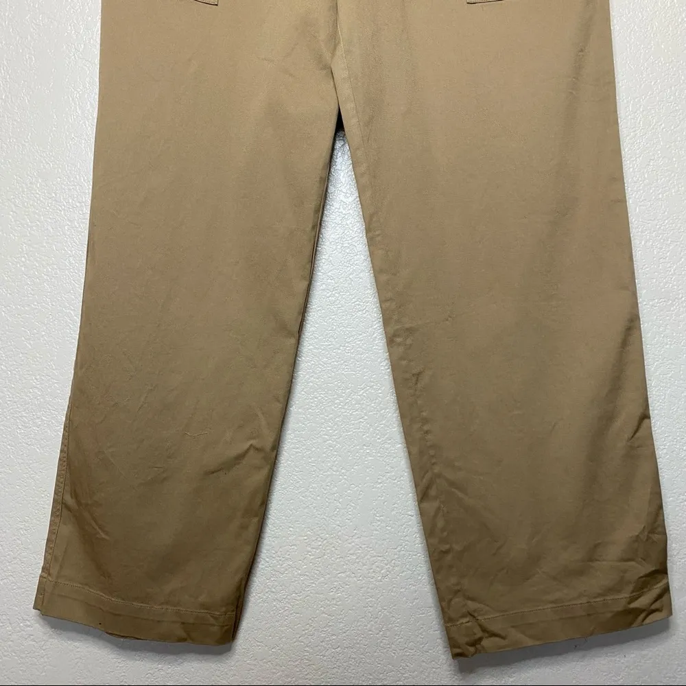 LINI Lola Paperbag Wide Leg Cropped Pants in Tan Size Small NWT - Image 8