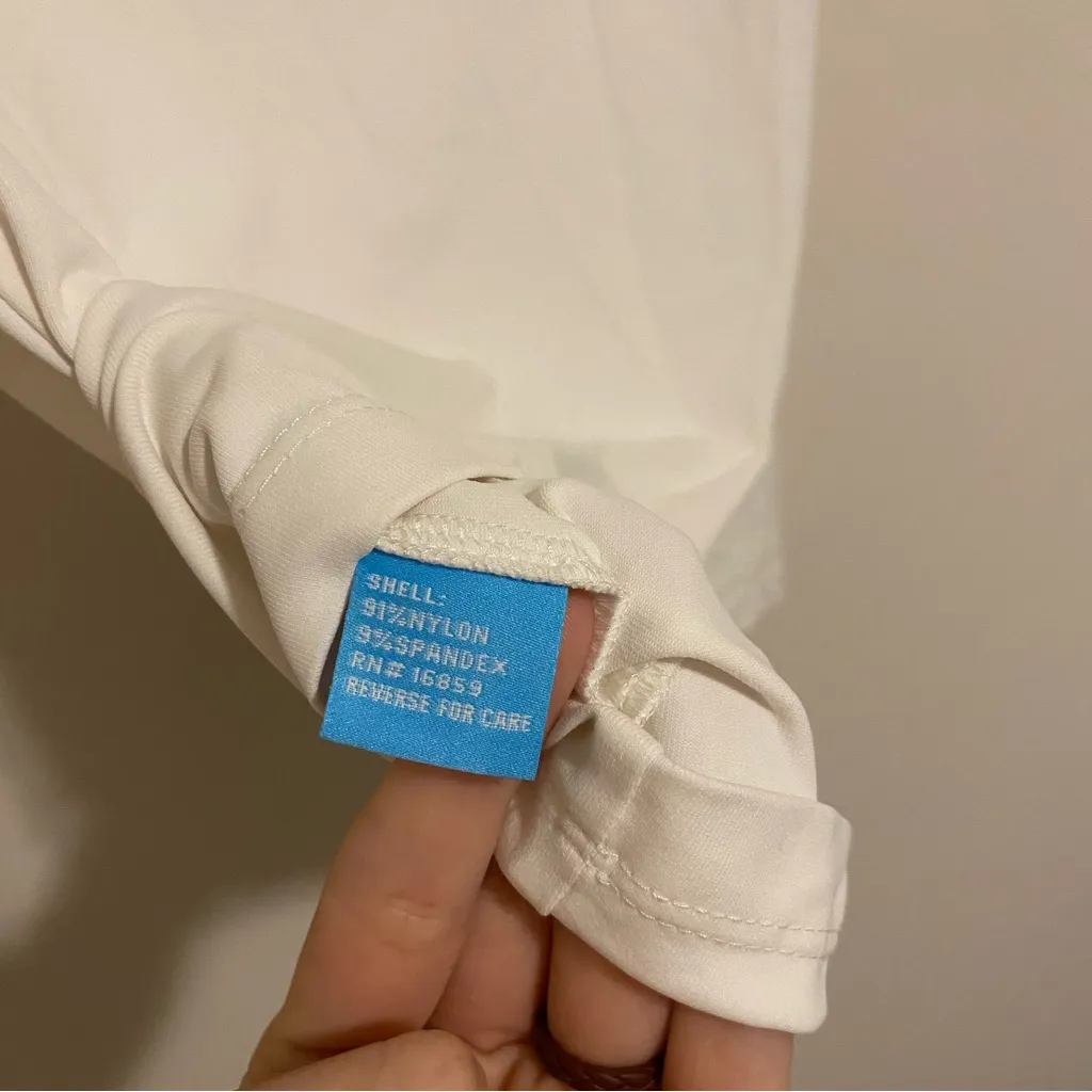 J. McLaughlin White Zipper Front Golf Tank size Small - Image 8