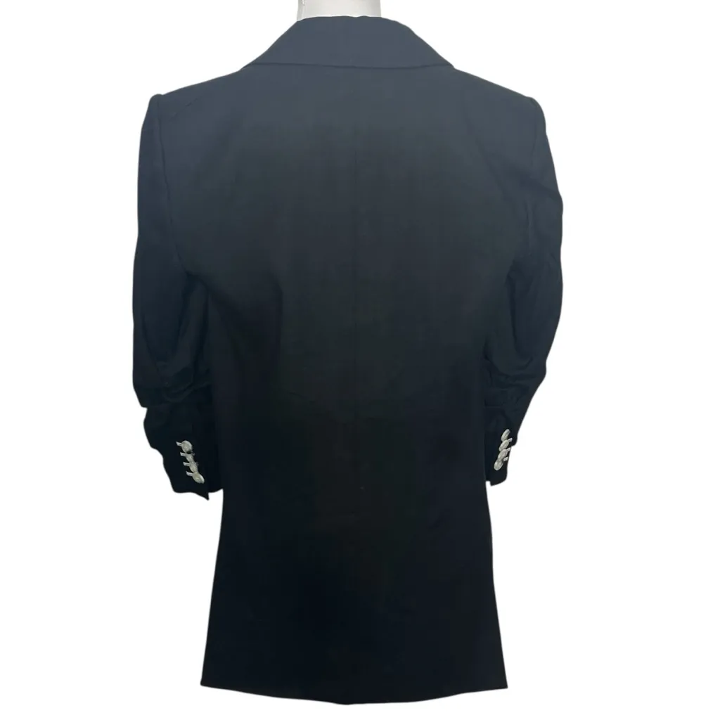 Veronica Beard Kiernan Linen Dickey Jacket Women’s Size 6 Black Blazer Classic - Image 6