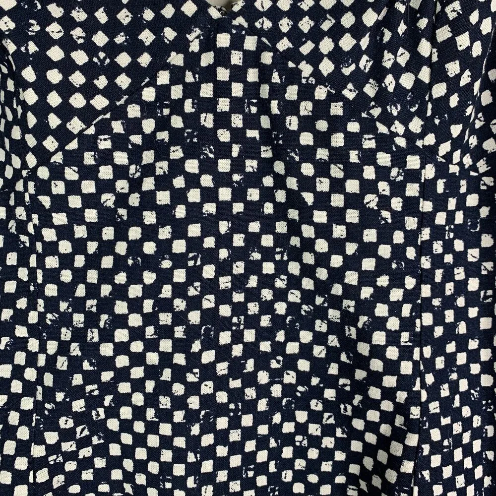 NEW Madewell Dark Nightfall Nancy Midi Dress Cami V Neck Sundress Size 6 - Image 6