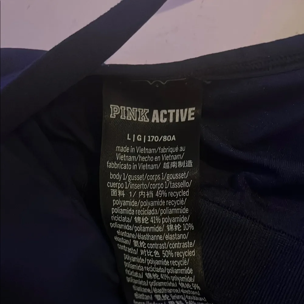 PINK Victoria's Secret Blue Legging Size L - Image 2