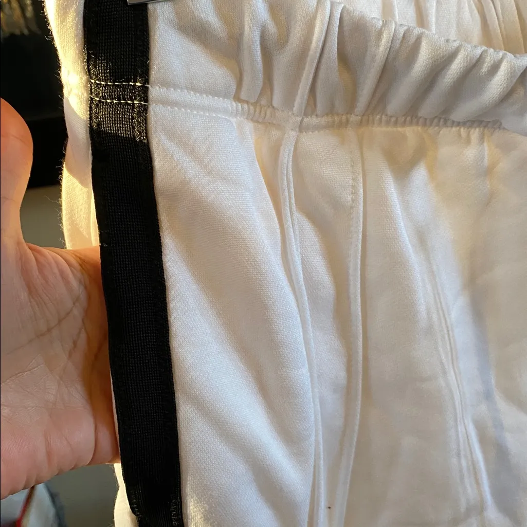 Free People Movement Fineline Wide Leg Sweatpants White/Black Flare Jogger White Size M - Image 12