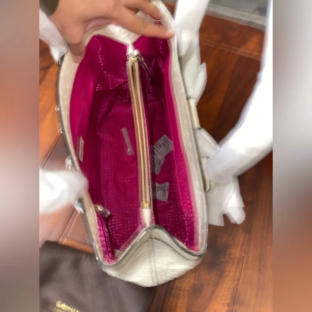 Kate Spade Charm City Ostrich Bag NWT - Image 11