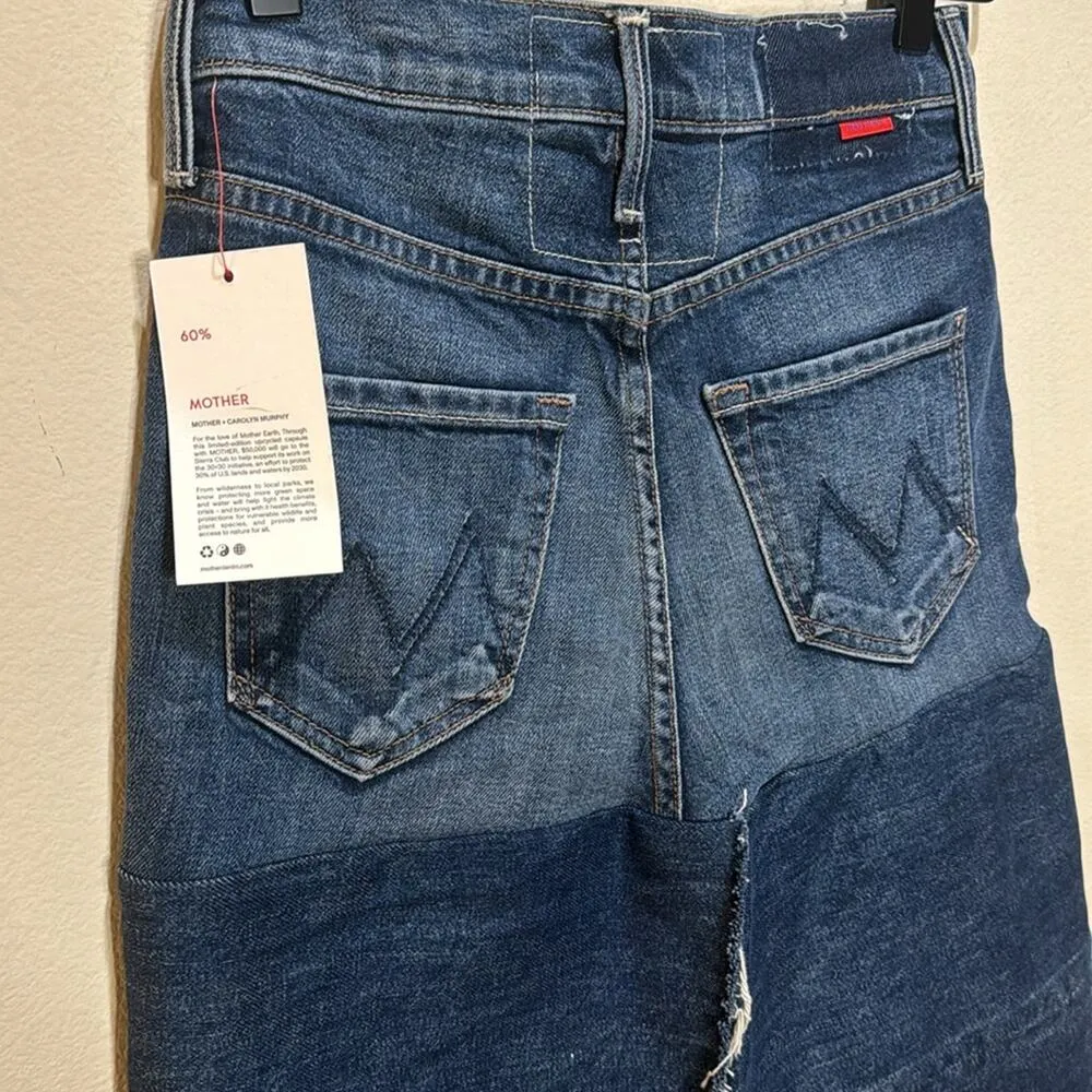 MOTHER+ Carolyn Murphy The Knee Step Back Midi Skirt - Image 6