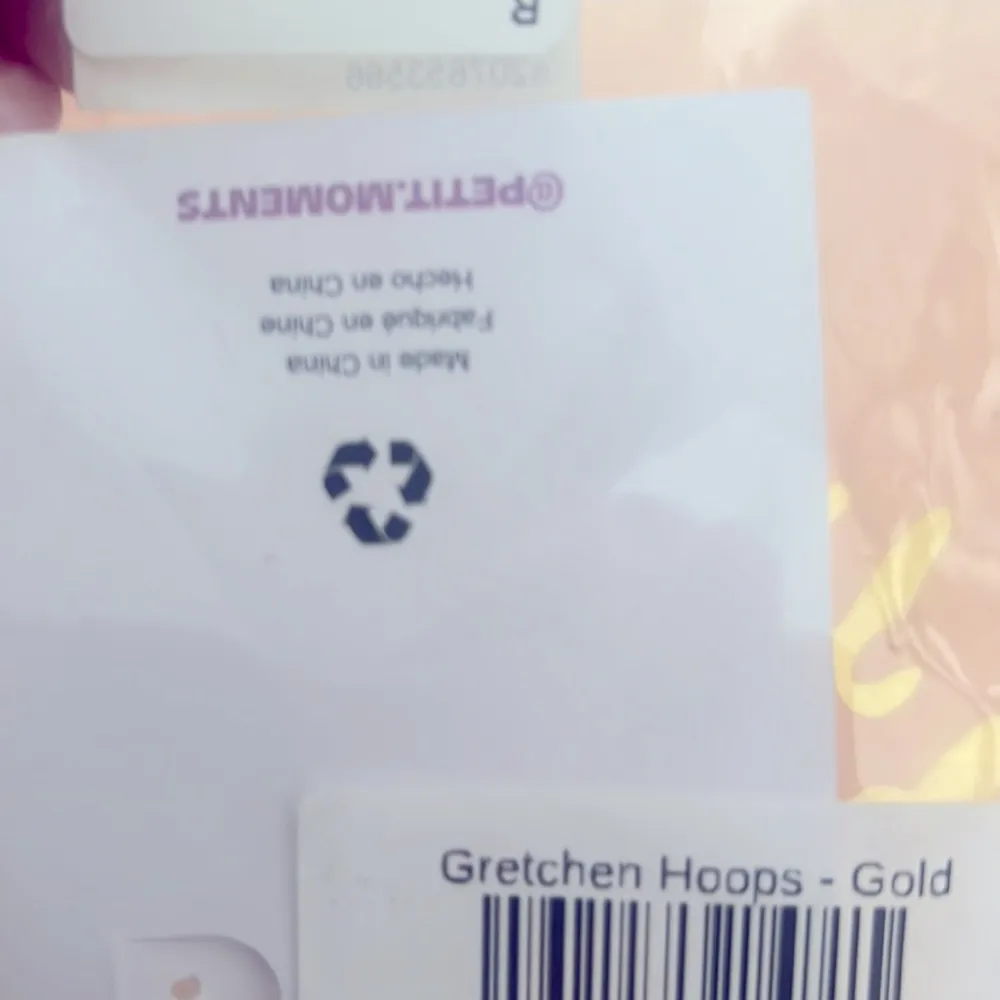 Petit Moments Gretchen gold hoop earrings NWT revolve purchased - Image 4