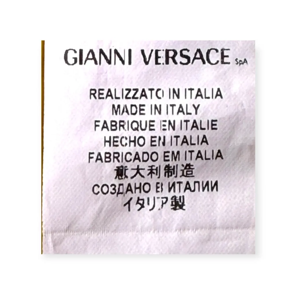 Gianni Versace Beachwear ♔ Gold Medusa Heads Bandeau Bikini Top ♔ Yellow ♔ 2 - Image 11