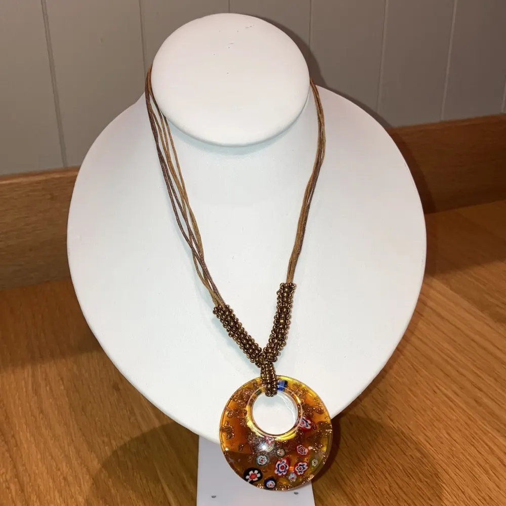 🍀SALE🍀4 for $20🍀 Handmade New in Box Designer Resin 16’in. Boho Necklace - Image 2