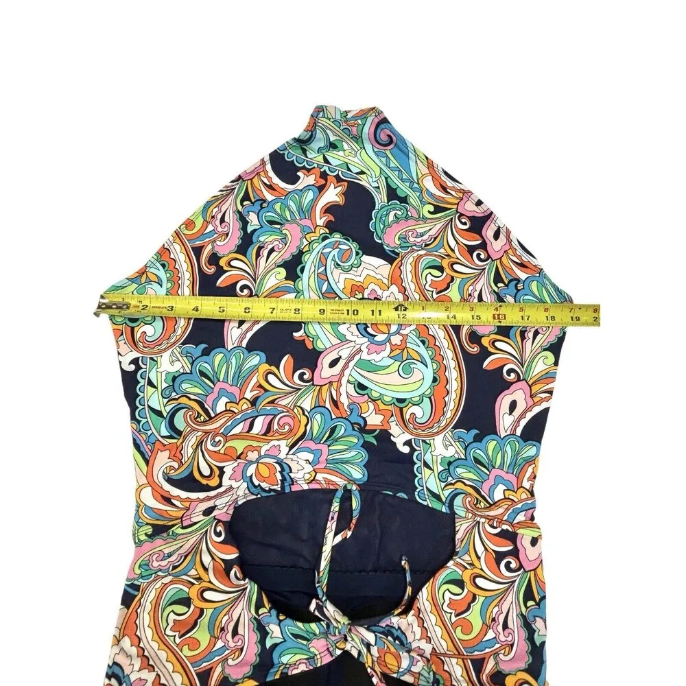 TOMMY BAHAMA MARE PAISLEY BANDEAU STRAPLESS ONE PIECE SWIMSUIT - Image 4