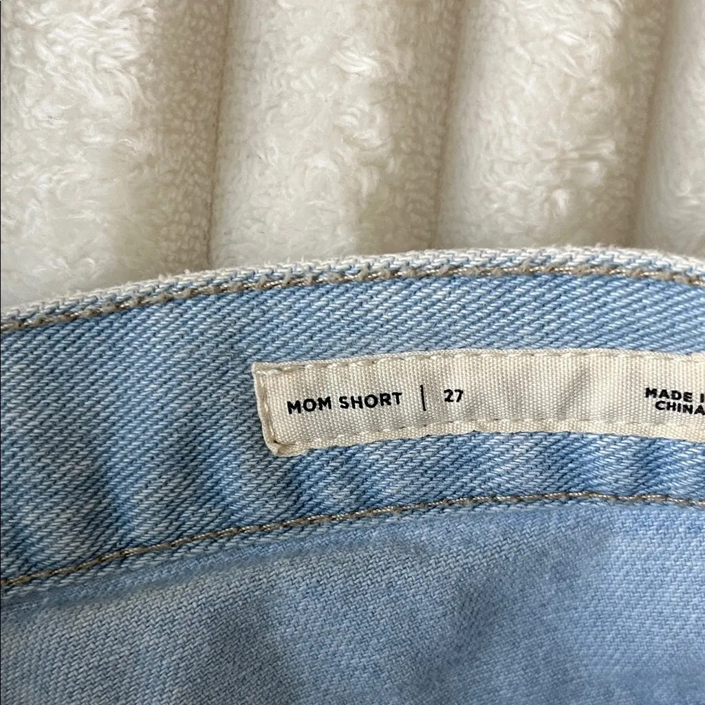 PacSun Light Blue Mom Jean Shorts - Image 4