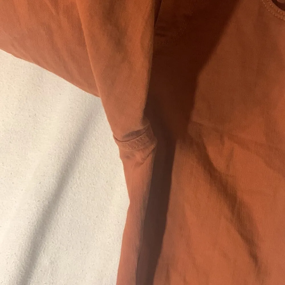 Pilcro womens 29 anthropologe rust orange jeans skinny stet fit denim mid rise - Image 5