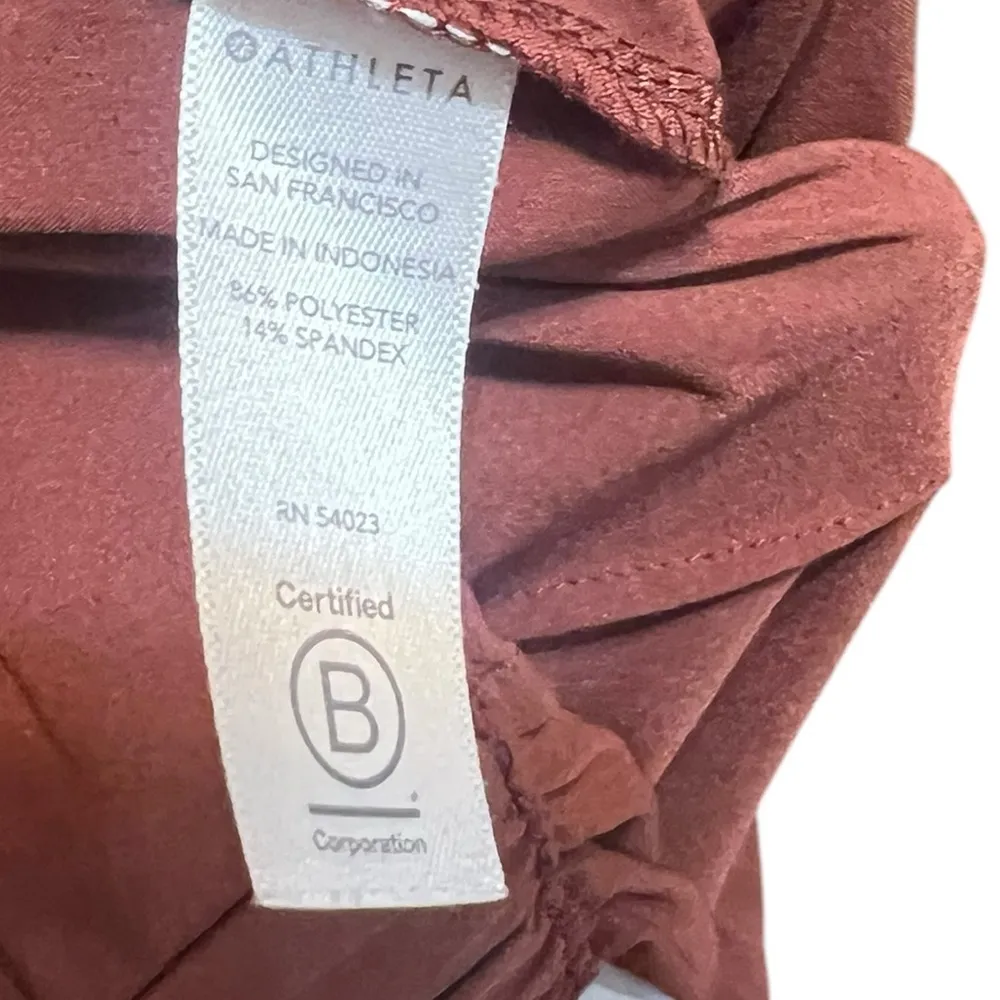 Athleta Skyline II Tie Waist Pants Size 6 in Cognac - Image 8