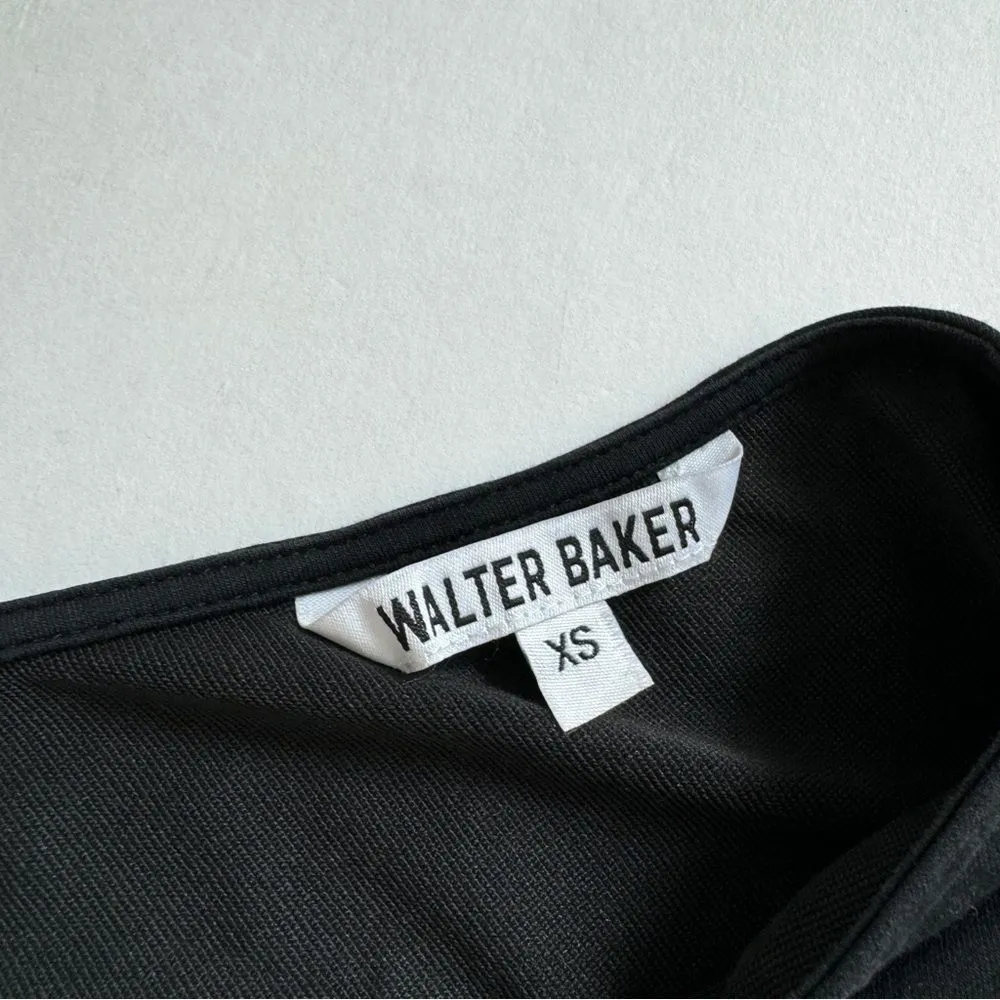 Walter Baker Black Berkley One Shoulder Blouse Size X-Small NWOT - Image 3