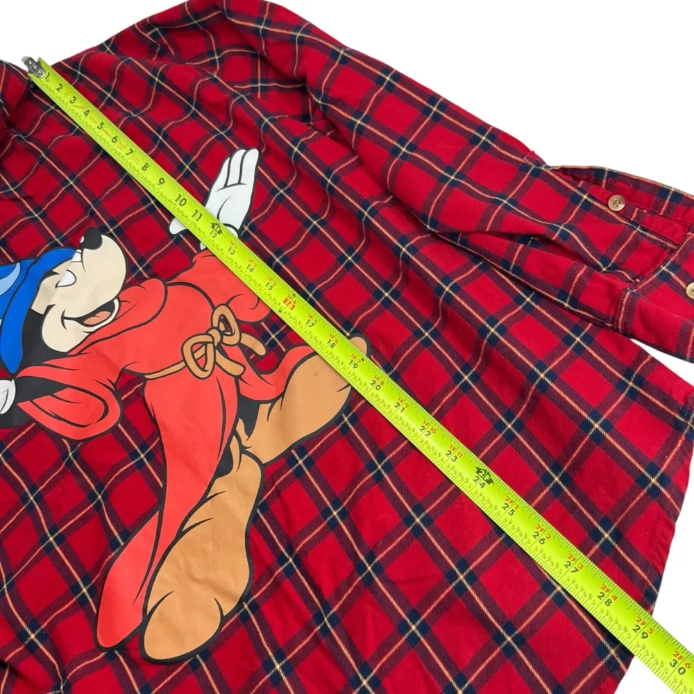 Cakeworthy Disney Sorcerer Mickey Mouse Fantasia Flannel Shirt - Image 9