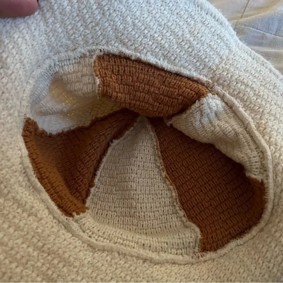 Knit colorblock‎ bucket hat - Image 4