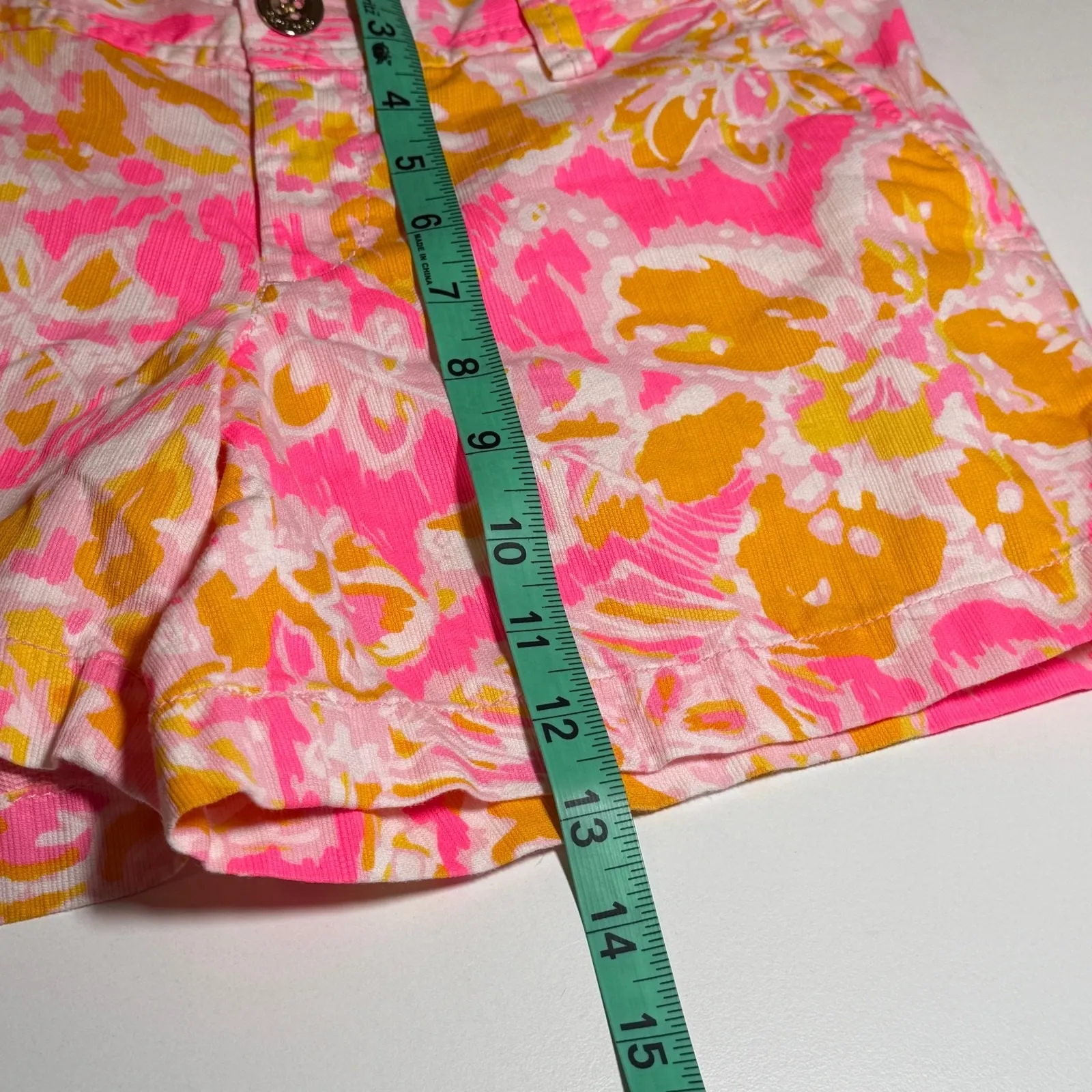 Lilly Pulitzer Callahan Shorts Sz‎ 2 Preppy Dopamine Floral Print - Image 8