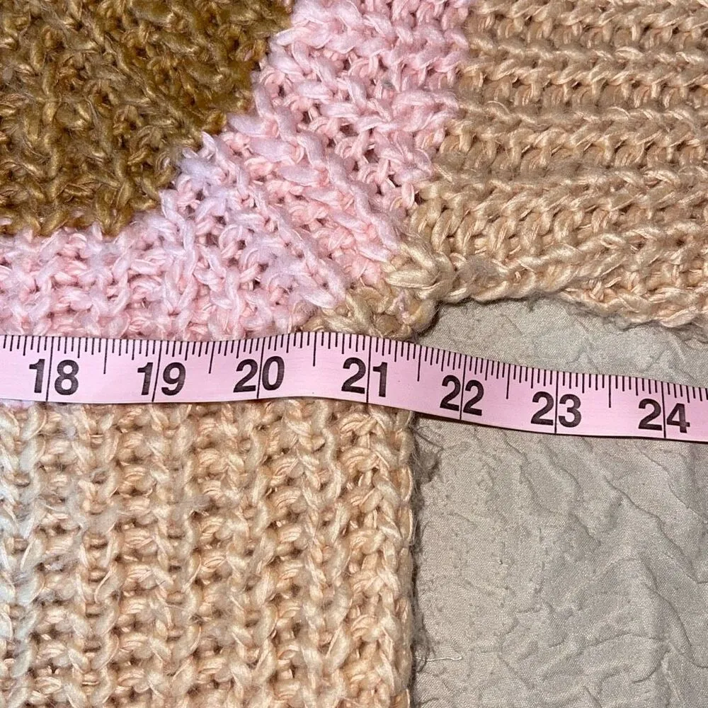 Finders Keepers Womens Mariposa Crew Neck Knit Pullover Sweater Multicolor Large - Image 7