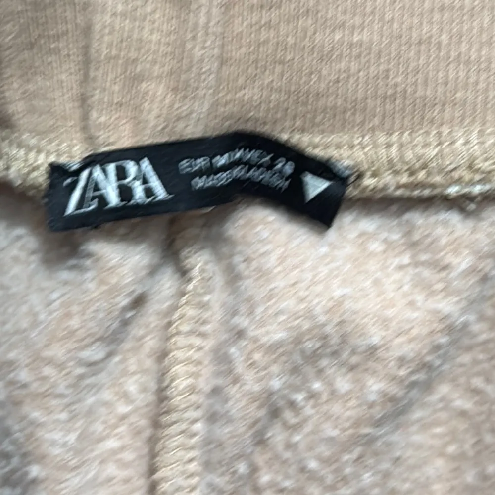 Zara Tan High-Waisted Joggers - Image 9
