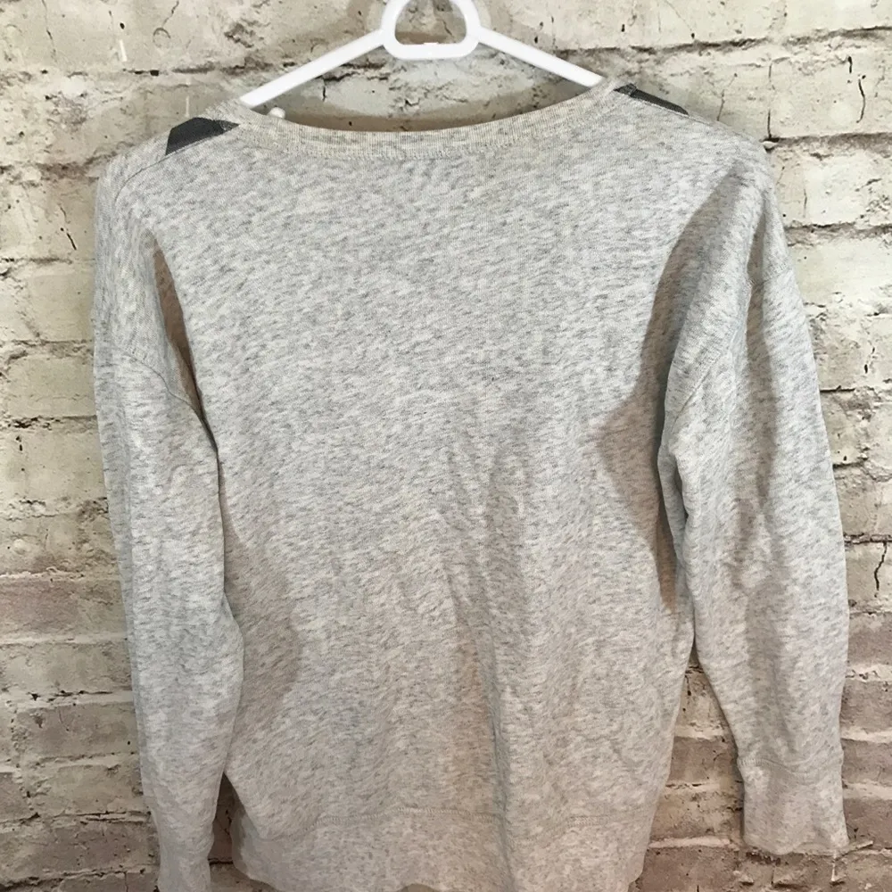 J. Crew Vintage Sweater Metallic Triangles - Image 4