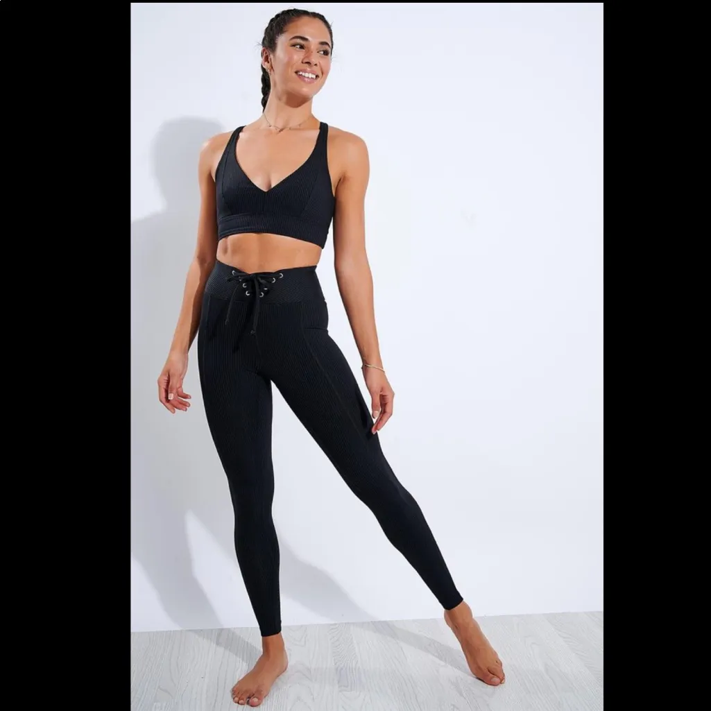 Year of ours ribbed football leggings black S - Image 5