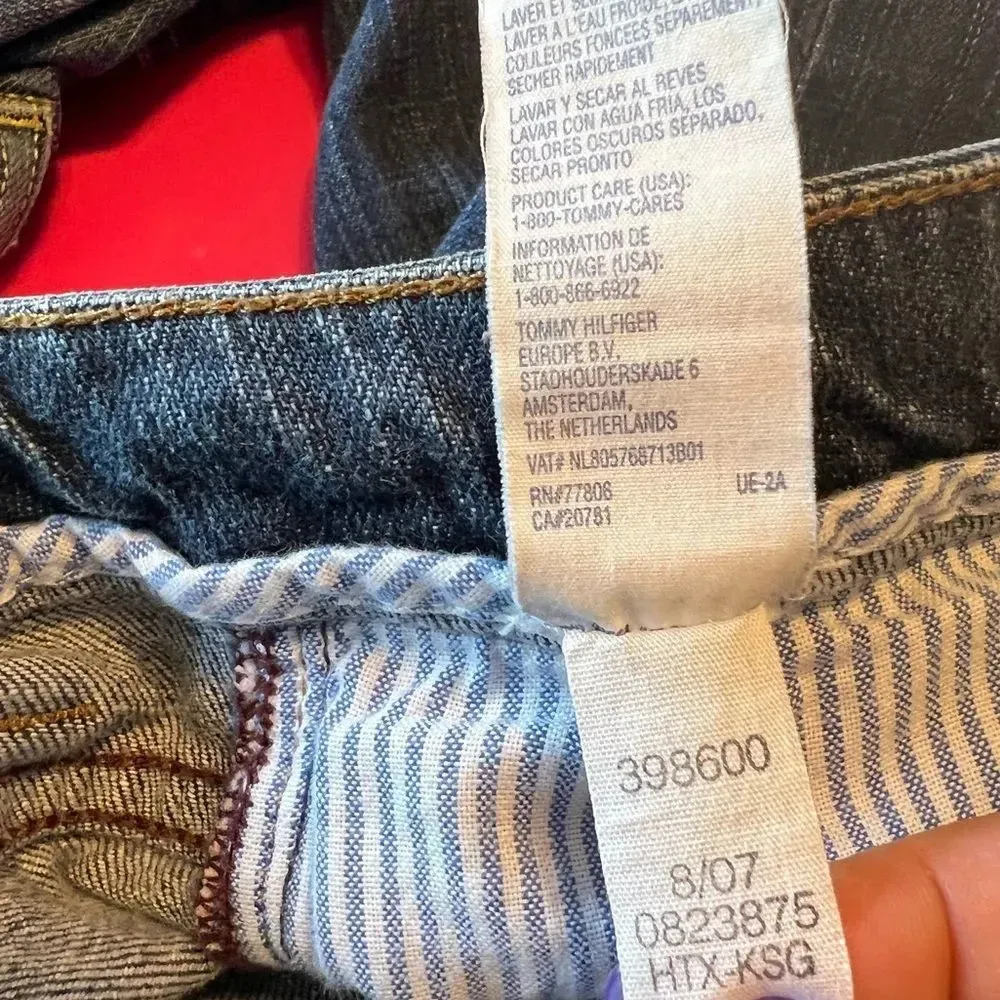 Tommy Hilfiger  Boyfriend Jeans Size 8 Blue Retro - Image 7