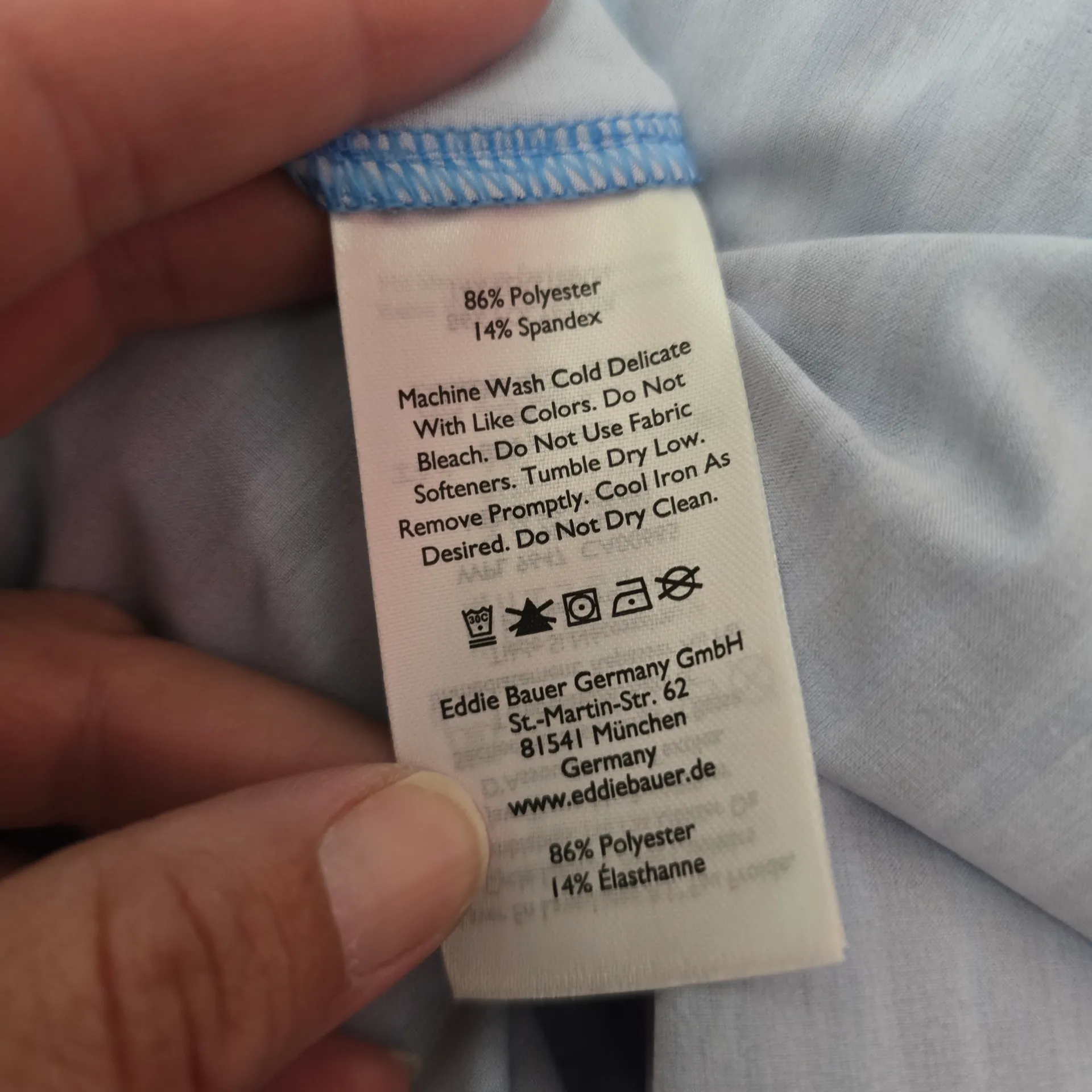 Eddie Bauer Departure Blue Ikat V-Neck Tank Top Large Outdoor Travel Gorpcore - Image 9