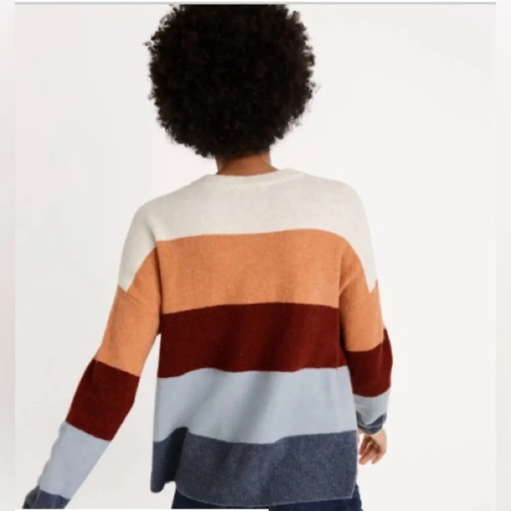 Crofton Striped Pullover Sweater in Coziest Yarn - Image 2