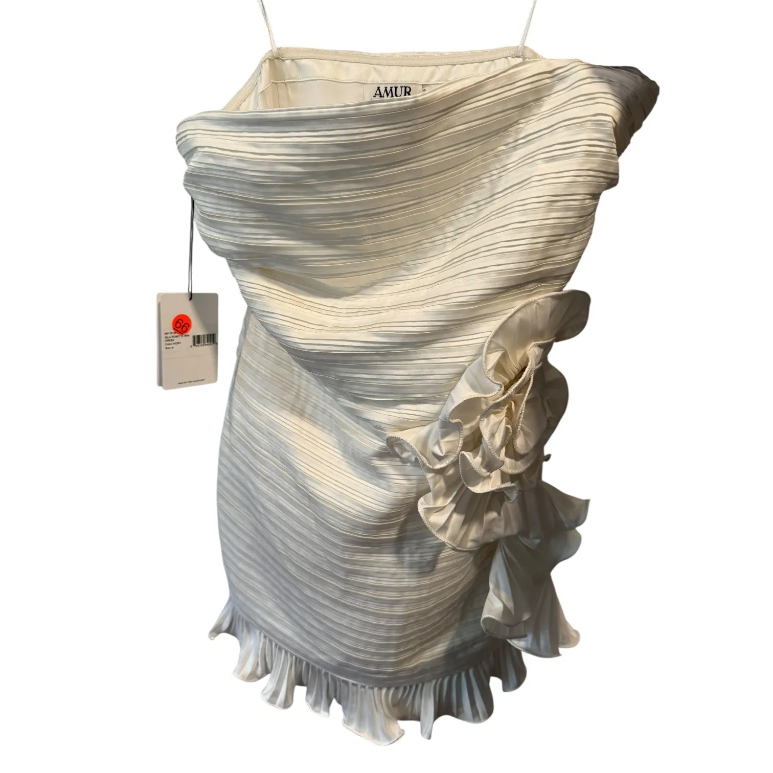 AMUR Isla Strapless Rosette Ruffle - Image 5