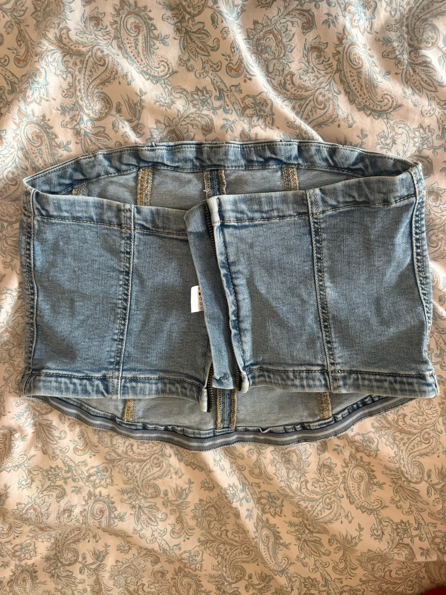 Garage Denim Tube Top - Image 3
