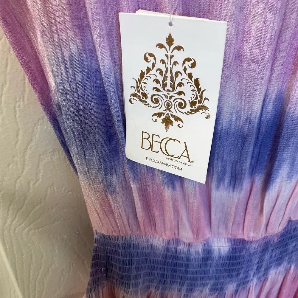 BECCA by Rebecca Virtue Free Bird Tie Dye Coverup Dress - Image 4